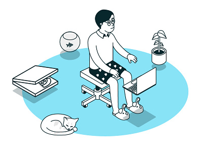 WFH blog illustration