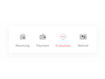 Personal center Icon/个人中心icon绘制 evaluation icon payment receiving refund wait 待支付 待收款 待收货 待评价 等待