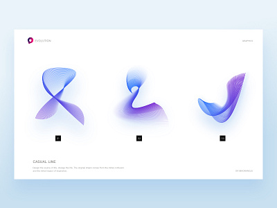 Casual Line (Series 1) casual design interaction line ui web
