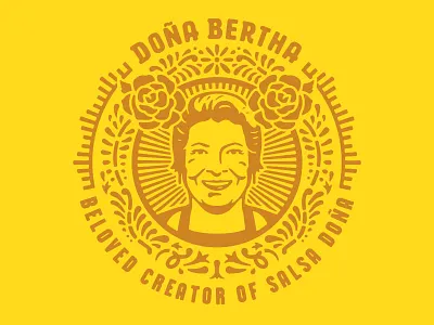 Doña Illustration for Tacodeli doña illustration restaurant salsa tacos