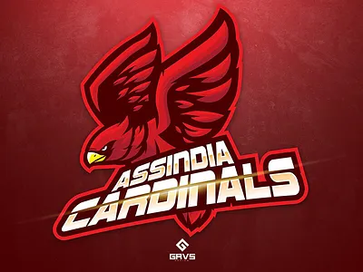 Assindia Cardinals sport team design esport graphic logo mascot sport team