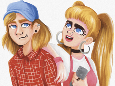 Arnold and Helga 90s cartoon fanart helga helga pataki hey arnold millenial nick nickelodeon