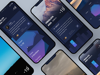 Travel app complete design flat himalaya iphonex minimal travel ui ux