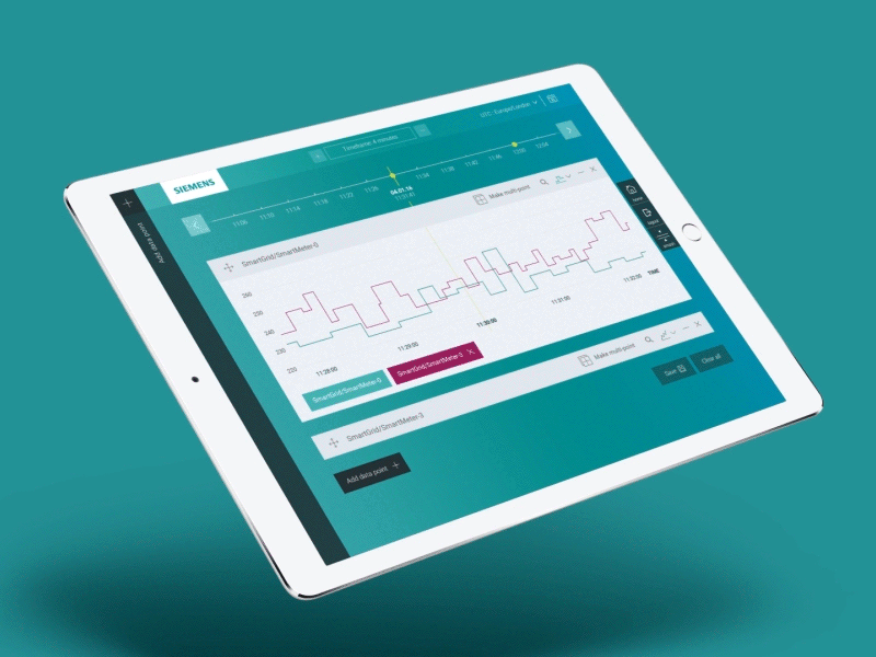 Siemens Warp Diagram Transition animation data interaction interface motion pixelart siemens ui ux visualisation web