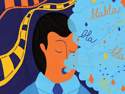 La Stampa conceptual editorial editorial illustration illustration la stampa magazine pattern sofia sita