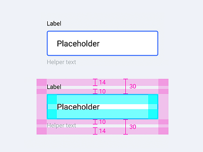 Input field paddings & margins focus gui input fields label margin material padding placeholder status ui