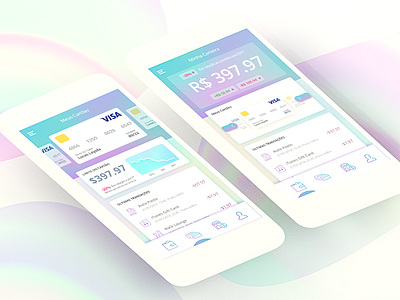 Personal Finance Mobile App Concept finances fintech mobile app ui design ux design