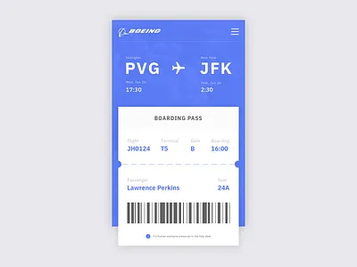 Daily UI #024 Boarding Pass boarding pass daily ui flight ui ux