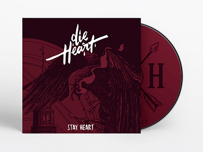 Artwork Die Heart artwork band cover hardcorepunk illustration music