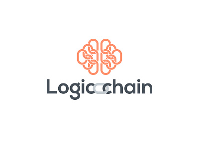 Logic Chain blockchain chain design graphic design logic logo scince