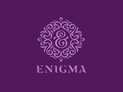 Enigma beauty brand cosmetics design enigma eyelashes eyes girl logo ornament