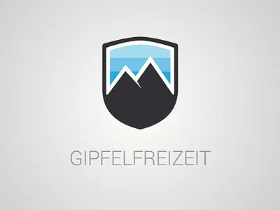 Gipfelfreizeit - New Logo coat of arms gipfelfreizeit hiking logo mountaineering mountains