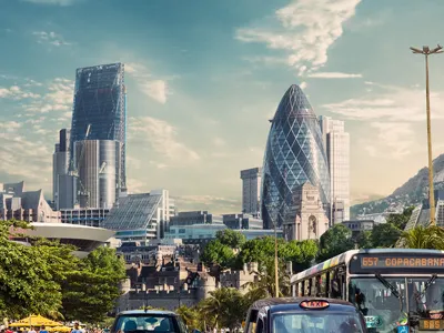 Hybrid cities. Rio Londoneiro art cgi cityscape creative mattepainting photomanipulation photoshop