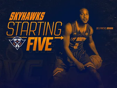 Starting 5 Graphic basketball social media utm