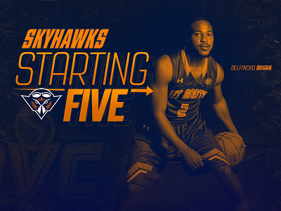 Starting 5 Graphic basketball social media utm