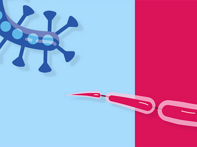 various viruses design illustration infographic print virus web