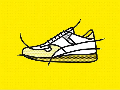 Laces laces logo logotype shoe yellow