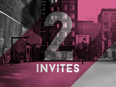 2x Dribbble Invites basketball design draft dribbble dribbble invite invitation invite