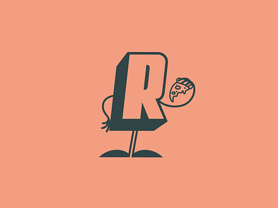Revival Pizza cap capital letter character guatemala lettering pizza r revival