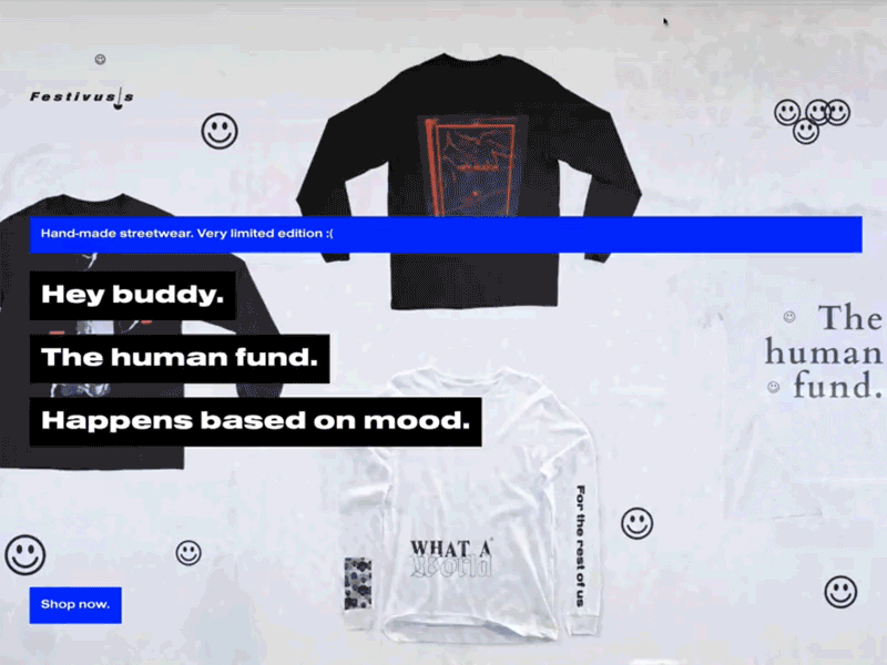 Festivuss - Streetwear shop brutalist clothing fashion festivus neue seinfeld shop streetwear vintage