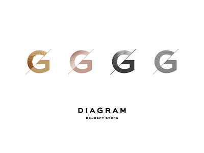 Diagram Concept Store brand branding concept decor dg diagonal g identity jewellery monogram object store