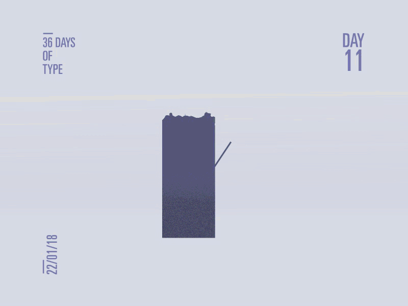 Days of Type | 11-15 animation gif illustration motion design typography