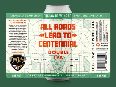 ↜ All Roads Lead To Centennial ↝ atlas beer centennial craft beer dry hopped hops india pale ale map script sign