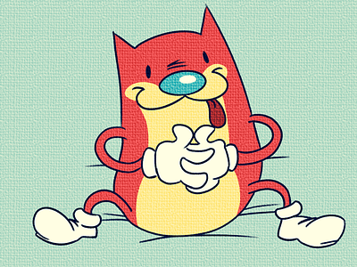 Waiting For You crazy fan art illustration stimpy waiting
