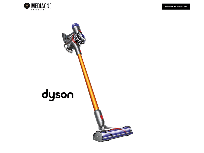 Parallax Case Study animation case study dyson parallax vacuum