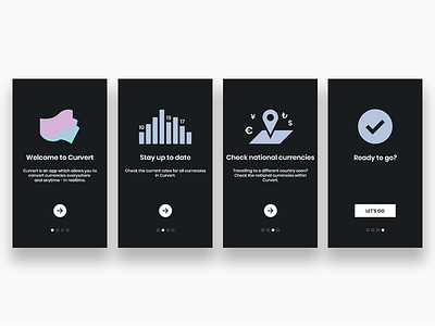Curvert Onboarding Wizard app currency currency app curvert europe flags national