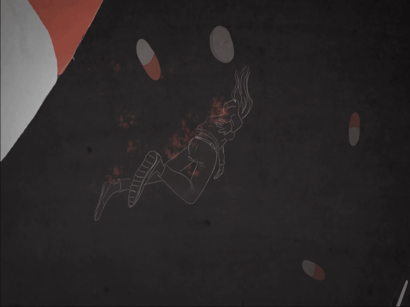 Drug Awareness animation frame by frame motion psa