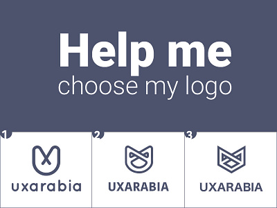 UXarabia logo character creative design help icon logo symbol ui ux