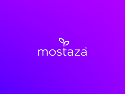 Mostaza gradient logo mostaza mustard purple