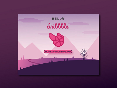 Hello Dribbble....! first dribbble shot hello dribbble