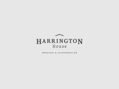 Harrington House branding building graphic design home house identity logo logotype typography visual identity wedding