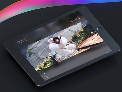 improve user experience for media player on ipad application clean concept design dribbble illustration invite ios ipad minimal ui ux