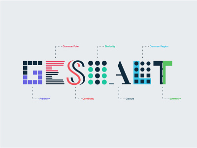 Gestalt Principles in UI design design form function illustration minimal psychology theory user interface ux visual communication