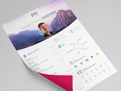 Resume 2018 brand curriculum vitae cv job minimalism portfolio prague resume typography ui