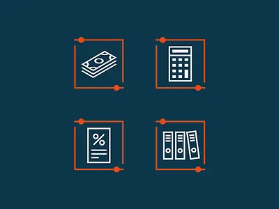 Accountancy Icons design graphic icon icons logo