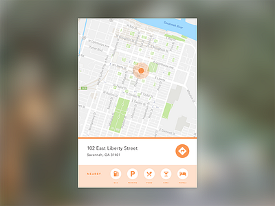 Daily UI #020: Location Tracker daily ui dailyui dailyui020 location savannah tracker ui ui design