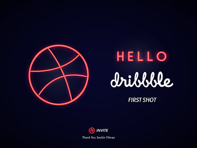 Hello Dribbble dribbble first shot hello dribbble