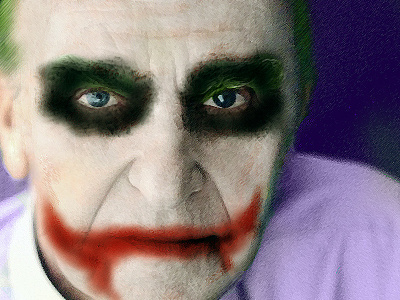 Why so serious? art dccomics illustration joker photomanipulation photoshop