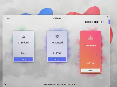 Pricing Page creative design dribbble flat graphic design illustrator page photoshop pricing plans shape web web design