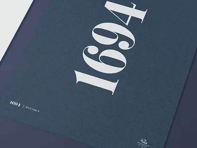 1694 Notaires Logo branding identity instagram lettering logo logotype script typography wordmark