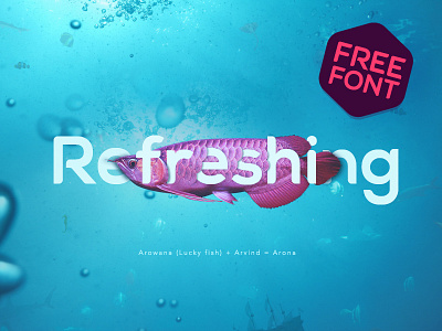 ARONA FREE FONT !!! bold font free rounded sans serif serif type typeface typo typography