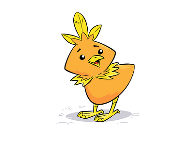 Torchic Pokemon in Hanna Barbera Style adobe illustrator cartoon cartoon design character design pokemon retro vector art