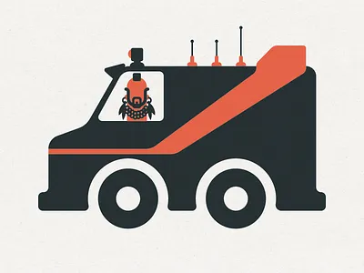 I Pity The Fool 2 color a team car minimal mr t van