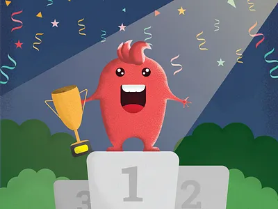 First place adobe art brush design digital effect gradient grain illustration photoshop texture won