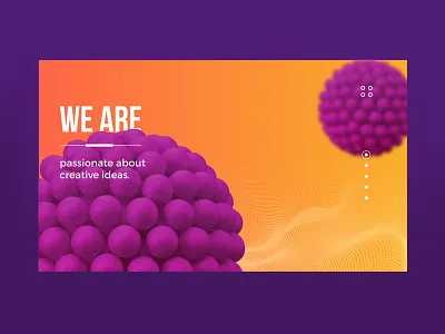 Creative Agency Landing page clean concept minimalist ui uidesign uiux