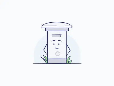 Conflux - Mailbox cute feedback collection illustration illustrator mailbox mascot